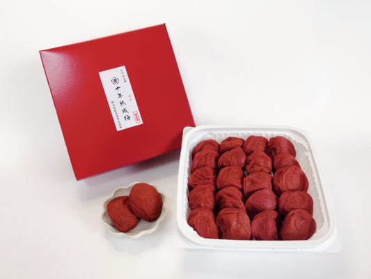 十年熟成梅 あか 400g 化粧箱入