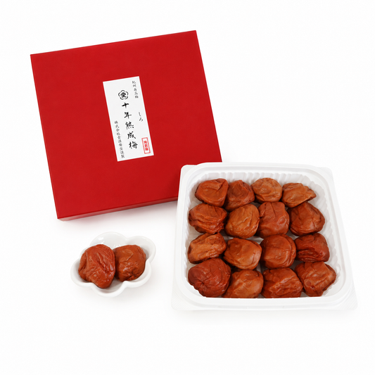 十年熟成梅　しろ　400g　化粧箱入