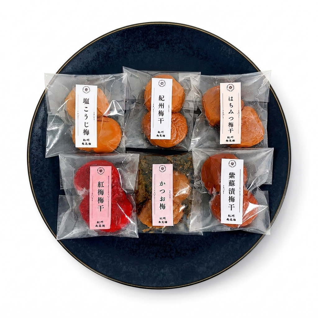 梅干しお味見セット 6種x2粒