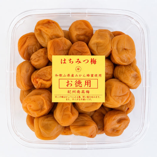 【はねだしお徳用】はちみつ梅 600g～
